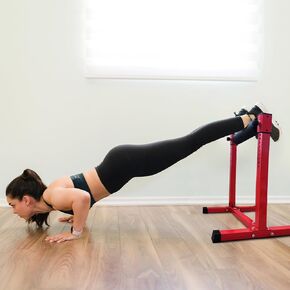 Bulgarian Split Squat Stand With 11-Level Single Leg Squat Roller, Single Leg Squat Stand, Lower Body Specialty Machine for Squats,Stretching,Hip Thrus-Ters,Triceps Exercises