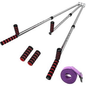 Leg Stretcher 3 Bar Leg Split Machine Stainless Steel Gymnastic Portable Flexibility Stretching Equipment,Home Gym Exercise for Dance, Gymnastics, Cheerleading, Martial Arts Hip Stretch