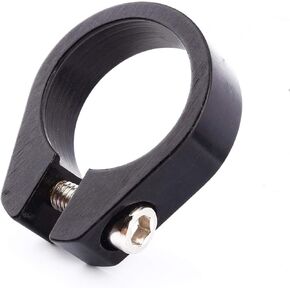 Bike Seat Post Clamp,Black 31.8mm Bicycle Cycle Mountain Bike Riding Saddle Seat Post Clamp Mount for 27.2/28.6 Seatpost