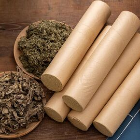 AnglerDream 6PCS Chinese Herb Moxa Stick 3 Year Chen High Purity Pure Moxa Supplies Handmade Moxibustion Roll,Mugwort for Waist Knee Back Care