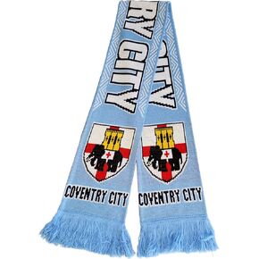Coventry Scarf | Coventry City Soccer Fan Scarf | Premium Acrylic Knit