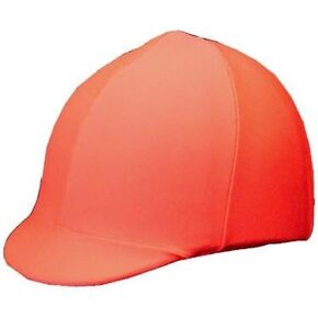 Equestrian Riding Helmet Cover - Hunter Orange