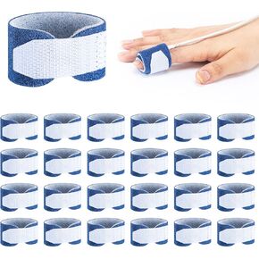 24 Pcs Pulse Oximeter Probe Wrap Baby Pulse Oximeter Infant Wrap Catheter Supplies Reliable Securement One Size Fits Most for Baby Children and Adults Home Care