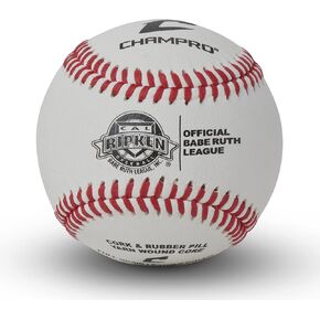 Champro Cal Ripken Baseballs with Full Grain Leather Cover, 12 Pack