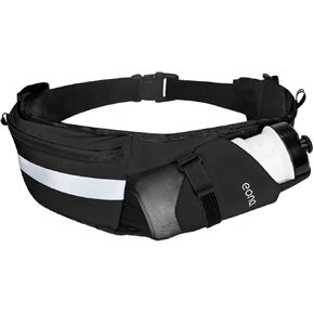 Running Belt with Water Bottle Holder & Phone Pocket – Versatile Running Hydration Belt for Men & Women, Running Waist Belt for Hiking, Exercise & Outdoor Activities