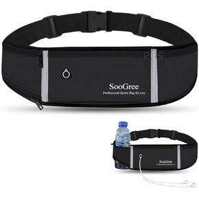 Men Women Running Belts,Adjustable Waist Pack,Waterproof Running Fanny Pack,Waterproof Running Waist Pouch Bag with Reflective Strip,Runner Belt for Running Walking Cycling Camping Gym