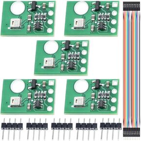 ENS160+AHT21 Temperature and Humidity Sensor Carbon Dioxide CO2 eCO2 TVOC Air Quality Module 3 in 1 Sensor High-Precision with Dupont Cable,for Arduino