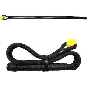 Golf Swing Rope Training Aid, Fitness Equipment Trainer with Ball On for Practice, Posture Corrector, Exercise Assistance, Workout, Speed, Strength Link, Warm-up for Buddy, Golf Lovers, Beginners