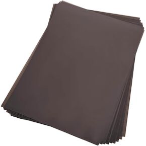 A4 PVC Flexible Plastic Sheets, 10Pcs 0.3mm Thick A4 Size, Transparent DIY Crafts Film(Blue) in Kuwait