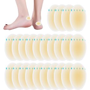 ضمادات البثور، 24 قطعة من ضمادات الفقاعات الغروانية المائية من MYMULIKE، وسادات بثور مقاومة للماء للأقدام - وسادات بثور الكعب للوقاية والتعافي - حماية إصبع القدم من فرك الأحذية in Kuwait