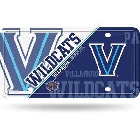 Rico Industries NCAA Villanova Wildcats Metal Auto Tag 8.5" x 11" - Great for Truck/Car/SUV