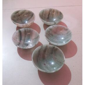 Green Aventurine Bowl Crystal Bowl Agate Stone Gemstone Gem Bowl Hand Carved Polished Healing Bowls Chakras Stones Office Decor Natural Gemstone Gem Bowl Feng Shui Crystal Decor Gifts in Saudi Arabia