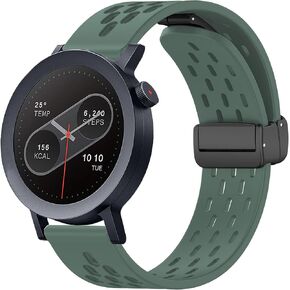 Compatible with CMF Watch Pro 2 Bands, Breathable Soft Silicone Magnetic Butterfly Clousure Sport Replacemet Band Straps Compatible for CMF Watch Pro, Watch Pro 2 Smartwatch