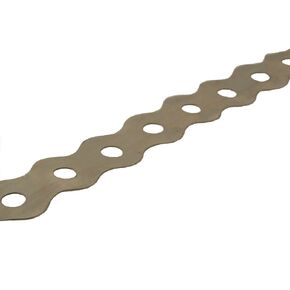 BAND-IT All Purpose Band, AE4259, 316 Stainless Steel, 1/2" wide x 0.030" thick, hole diameter 3/16", (82.5 Foot Roll)