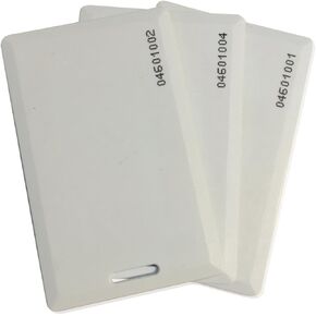 200 pcs 26 Bit Proximity Clamshell Weigand Prox Swipe Cards Compatable with ISOProx 1386 1326 H10301 Format Readers and Systems. Works with The vast Majority of Access Control Systems