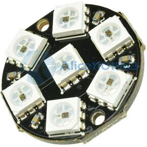 WS2812 7-Bit 5050 RGB LED Ring Round Decoration Bulb for Arduino