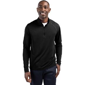 Clique Ice Pique Mens Half Zip Tech Pullover, White, XL