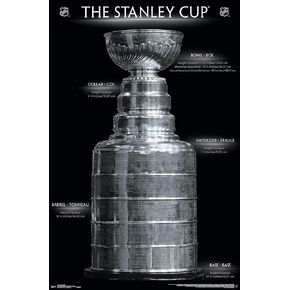 Trends International NHL League - Stanley Cup 16 Wall Poster, 14.725" x 22.375", Premium Unframed Version