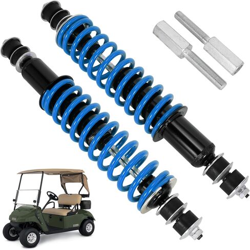 JIAYAN Golf Cart Front or Rear Shock Absorber with Heavy Duty Coil Springs Compatible with E-Z-GO TXT/Medalist 1994+ Gas & Electric Models OEM# 70928-G01 76418-G01 70630-G01 (2Pcs) in Saudi Arabia