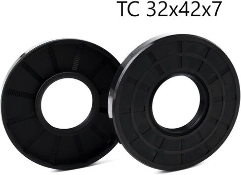 XIKE 2 قطعة TC 32x42x7 ختم الزيت، ختم عمود الزيت، أختام الشفاه المزدوجة مع زنبرك لتحمل العمود in Saudi Arabia