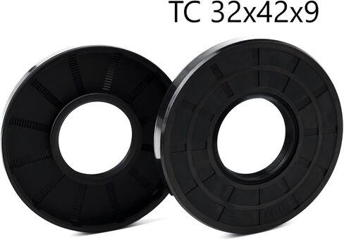 XIKE 2 قطعة TC 32x42x7 ختم الزيت، ختم عمود الزيت، أختام الشفاه المزدوجة مع زنبرك لتحمل العمود in Saudi Arabia
