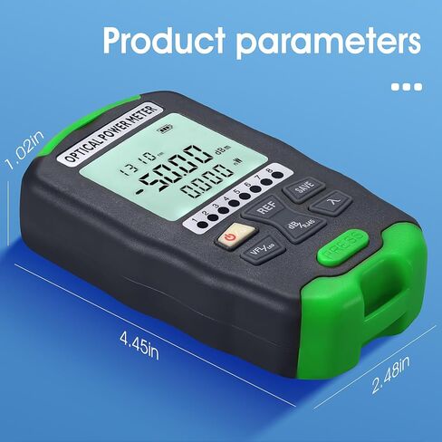 مقياس الطاقة الضوئية A-D50 -50~+26 ديسيبل في الدقيقة (OPM&VFL&RJ45) محدد موقع الأخطاء البصري 30 كيلومترًا مع اختبار شبكة RJ45 ومقياس طاقة الألياف الضوئية وواجهة SC/FC/ST مع محول أنثى LC in Kuwait