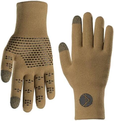 Showers Pass Crosspoint Waterproof Knit Outdoor Activity Hand Warming Gloves - Touchscreen Compatible - Unisex in Saudi Arabia