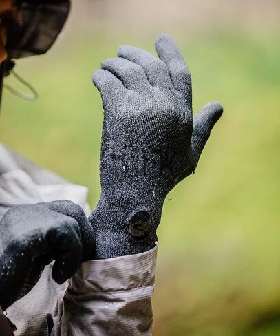 Showers Pass Crosspoint Waterproof Knit Outdoor Activity Hand Warming Gloves - Touchscreen Compatible - Unisex in Saudi Arabia