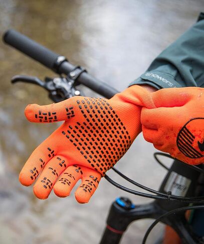 Showers Pass Crosspoint Waterproof Knit Outdoor Activity Hand Warming Gloves - Touchscreen Compatible - Unisex in Saudi Arabia