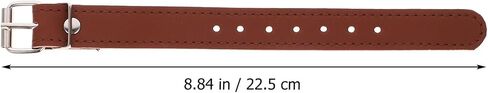 VANZACK 1 Pair Adjustable Basket Leather Strap Bike Basket Replacement Strap Front Handlebar Basket Strap for Bike Bicycle Cycling Accessories in Saudi Arabia