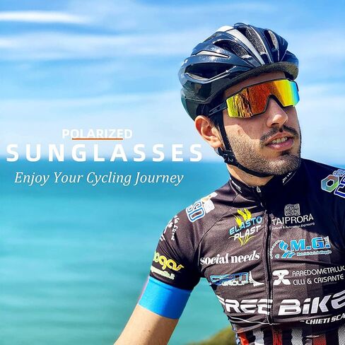 ROCKBROS Polarized Sunglasses for Men Women Cycling Glasses Sports Driving Bike Fishing Running Sunglasses TAC UV400 in Saudi Arabia