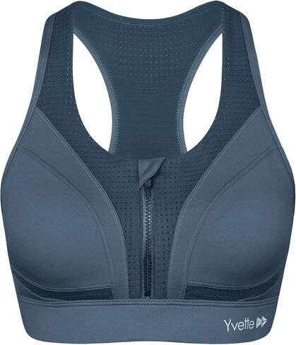 Yvette Sports Bras for Women High Impact Racerback Workout Bra for Running for Plus Size in Saudi Arabia