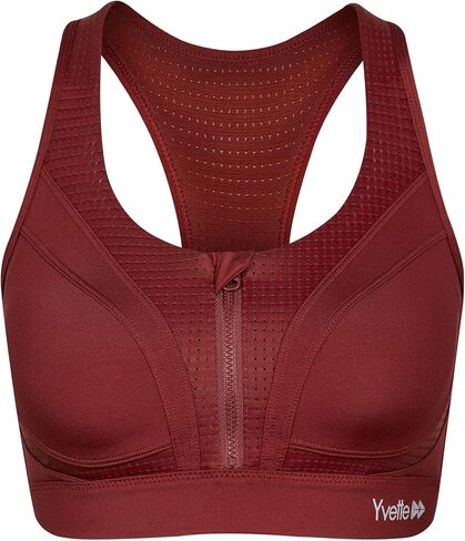 Yvette Sports Bras for Women High Impact Racerback Workout Bra for Running for Plus Size in Saudi Arabia