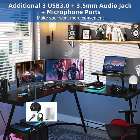 DP شاشة مزدوجة KVM Switch DisplayPort 4K@60 هرتز، مفتاح DP KVM لجهازي كمبيوتر يشاركان شاشتين و3 منافذ USB 3.0/صوت/ميكروفون، 4K DisplayPort Switch 2 في 2 خارج in Kuwait