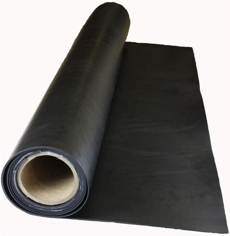 Rubber Sheet, Hypalon, Rubber Width 4 in, Rubber Length 2 ft, Rubber Thickness 1/8 in, 60A, Plain Backing in Saudi Arabia
