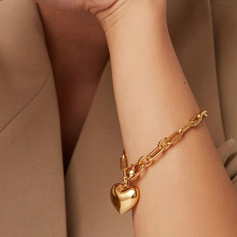 Jenny Bird Women's Puffy Heart Bracelet in Saudi Arabia