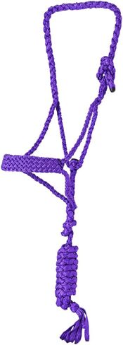 HILASON Western Horse Halter Basic Poly Rope with Lead Floral Leather 10 Ft | Horse Halter | Horse Poly Rope Halter | Rope Halters for Horses | Horse Halters and Lead Rope in Saudi Arabia