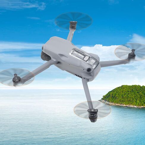 AIR 3 4G Module Compartment Cover Replacement - Lightweight Drone Module Protective Cover with Cooling Holes for DJI Mavic Air 3 (Transparent) in Saudi Arabia