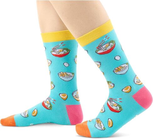 HAPPYPOP Funny Ice Cream Socks For Men Women, Novelty Ice Cream Gifts Teen Boy Girl, Funny Socks With Sayings in Saudi Arabia