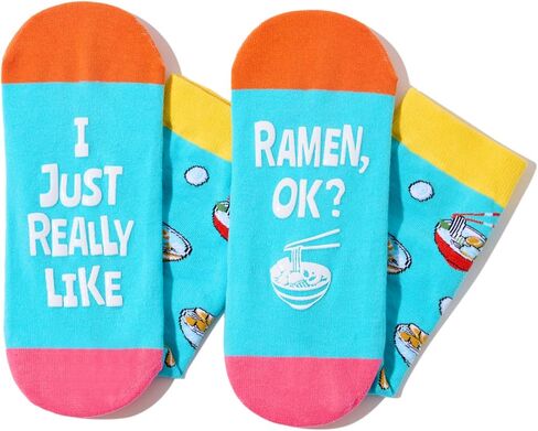 HAPPYPOP Funny Ice Cream Socks For Men Women, Novelty Ice Cream Gifts Teen Boy Girl, Funny Socks With Sayings in Saudi Arabia