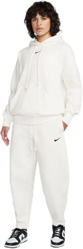 بنطال رياضي من Nike، Phoenix، عالي الخصر، فضفاض (الولايات المتحدة، Alpha، X-Large، عادي، عادي، أبيض) in Saudi Arabia
