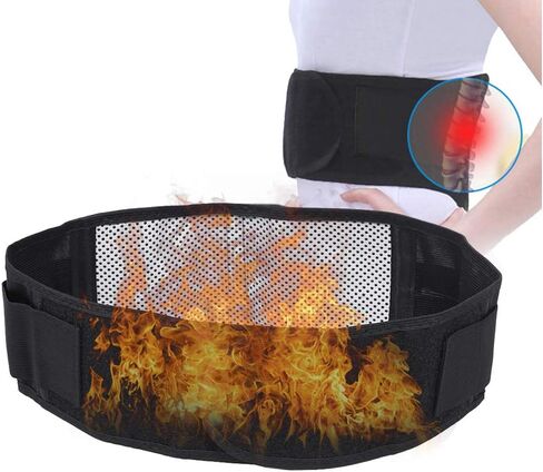FILFEEL Waist Trimmer, Black Tourmaline Self-Heating Magnetic Waist Support Belt Lumbar Support in Saudi Arabia