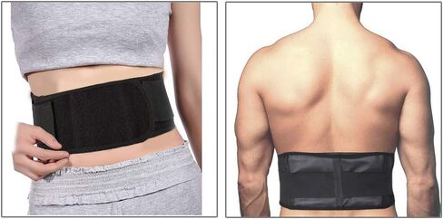 FILFEEL Waist Trimmer, Black Tourmaline Self-Heating Magnetic Waist Support Belt Lumbar Support in Saudi Arabia