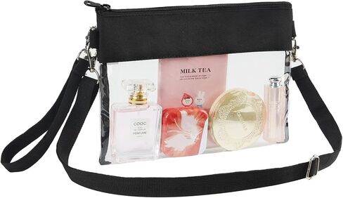 حقيبة محفظة شفافة، حقيبة كروس شفافة معتمدة من الاستاد للحفلات الموسيقية والأحداث الرياضية in Kuwait