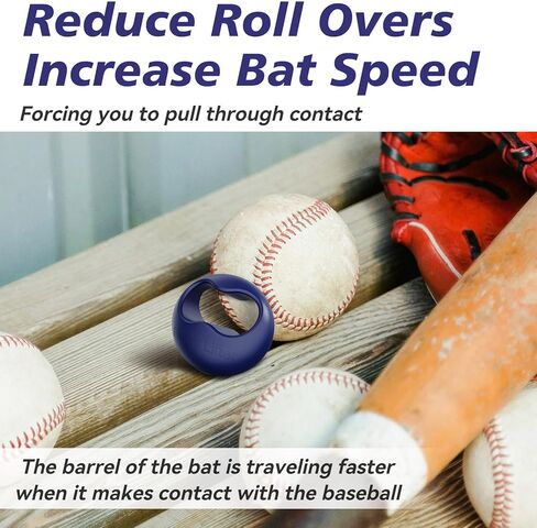 Finger Lifter Grip for Baseball & Softball Pro Batters Two Finger Grip Reduce Roll Over, Palm Up Palm Down Baseball Swing Trainer Increase Batting Speed Barrel Into The Zone Faster-Blue Color in Kuwait