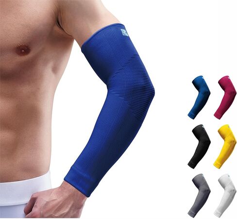 LP SUPPORT 668 Elbow Compression Sleeve Brace - Tennis and Golfer’s Elbow, Tendonitis - For Workouts, Sports & Weightlifting - for Pain Relief Men & Women (Gray - XL) (Pack of 1) in Saudi Arabia