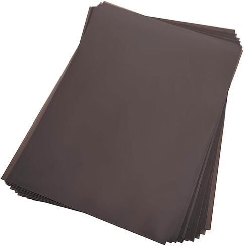 A4 PVC Flexible Plastic Sheets, 10Pcs 0.3mm Thick A4 Size, Transparent DIY Crafts Film(Blue) in Kuwait