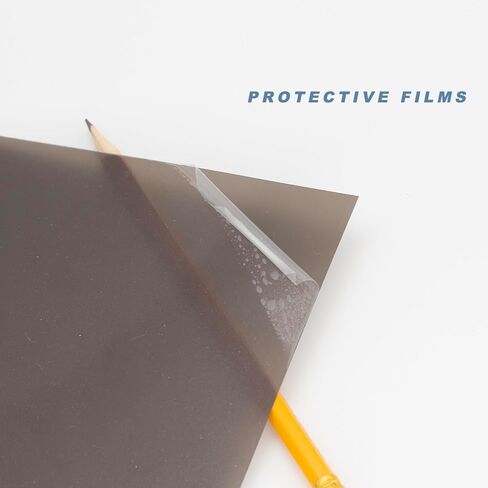 A4 PVC Flexible Plastic Sheets, 10Pcs 0.3mm Thick A4 Size, Transparent DIY Crafts Film(Blue) in Kuwait