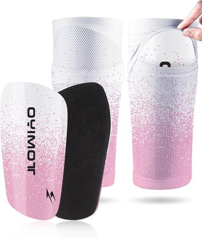 TOMIYO Soccer Shin Guards,Shin Guards Soccer Kids 10-12 and Shin Pad Sleeves with Inserted Pocket,Protective Soccer Equipment for Youth Adult,espinilleras de Futbol para Hombres for Team Sports in Saudi Arabia