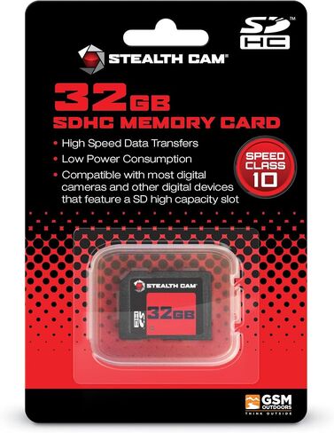 Stealth Cam SD Card - High-Speed Data Transferring Storage Game Trail Hunting Scouting Photo Video Recording Cameras, 16GB SD Card (4 Pack) in Saudi Arabia